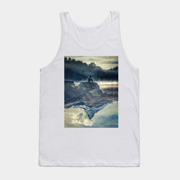 Lake View Tank Top by sherifarts